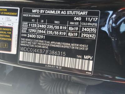 2018 Mercedes-Benz Glc Coupe 300 4Matic