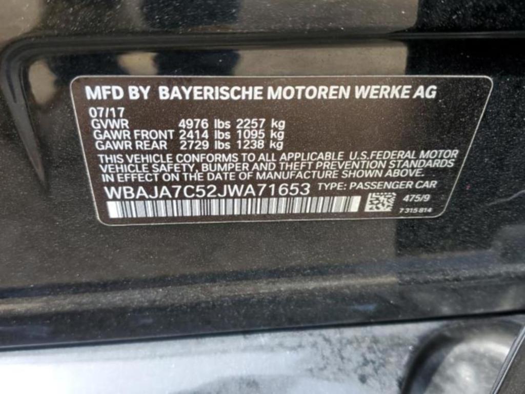 2018 BMW 530 Xi