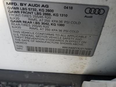 2018 Audi Sq5 Premium Plus