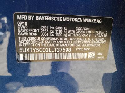 2020 BMW X3 xDrive30I